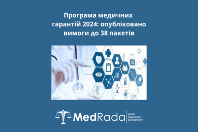Програма медичних гарантій 2024: опубліковано вимоги до 38 пакетів